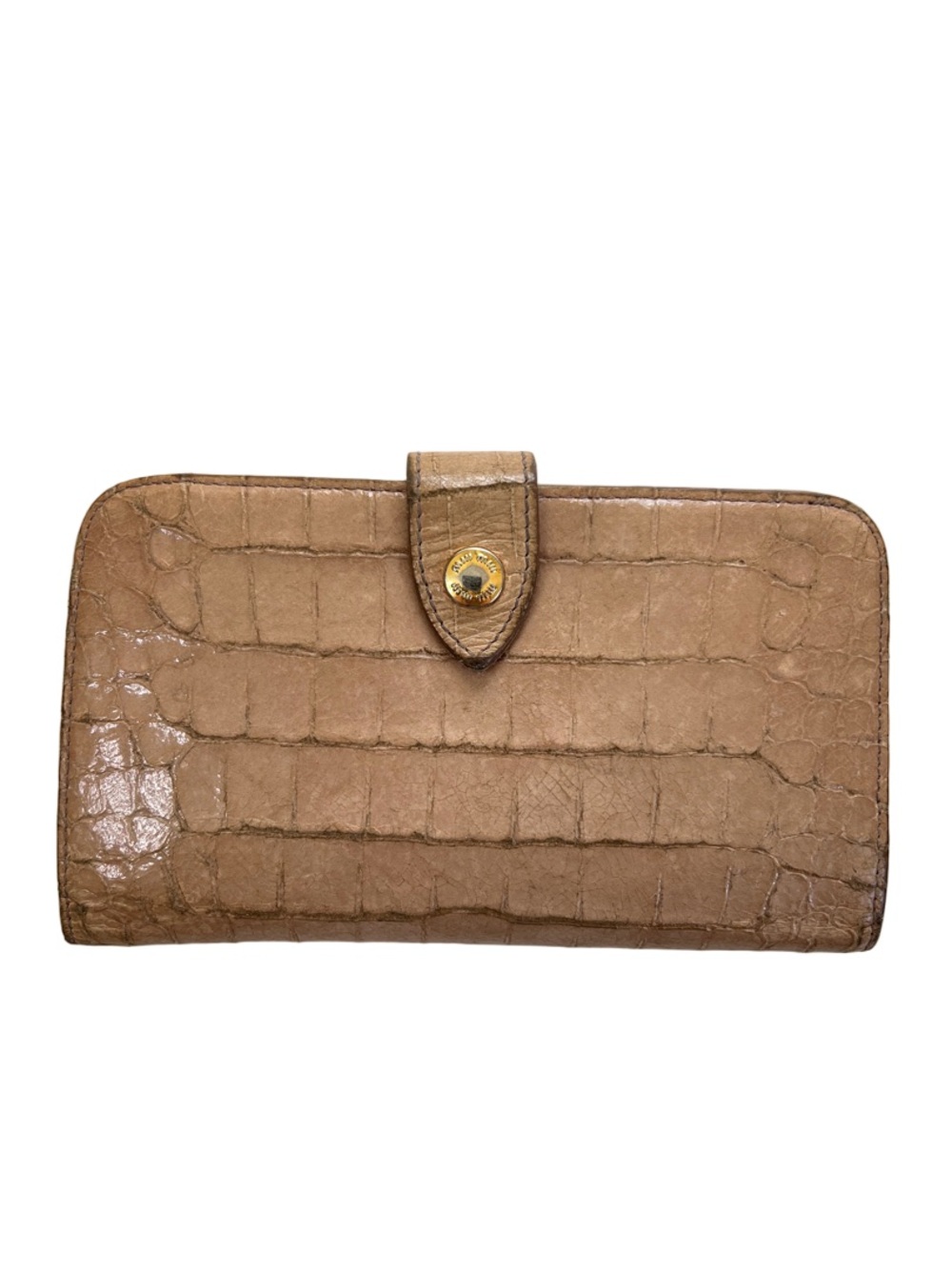 Miu Miu Croc-Embossed
Kisslock Wallet - Picture 3 of 15